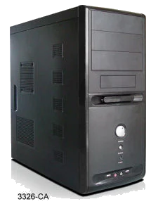 Codegen 3326-C9CA 500W + 24pin, 80mm Fan, USB2.0+ AUDIO SILVER/BLACK