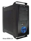 Codegen 6099-C9 BLACK 500W + 24pin Screw less Slots, 2 Led Light, 80mm BLUE Fan, USB2.0+ AUDIO SILVER/BLACK