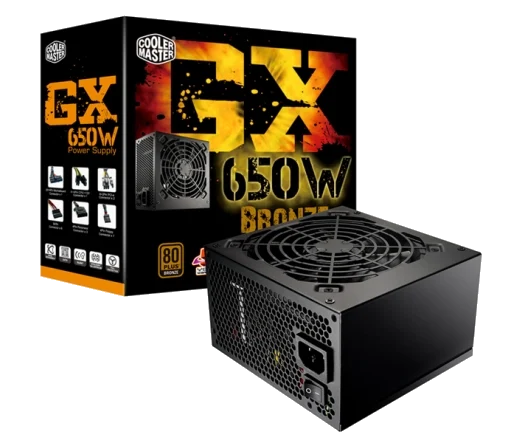 ספק כח Cooler Master™ Power Supply GX 650W ACTIVE PFC,SATA
