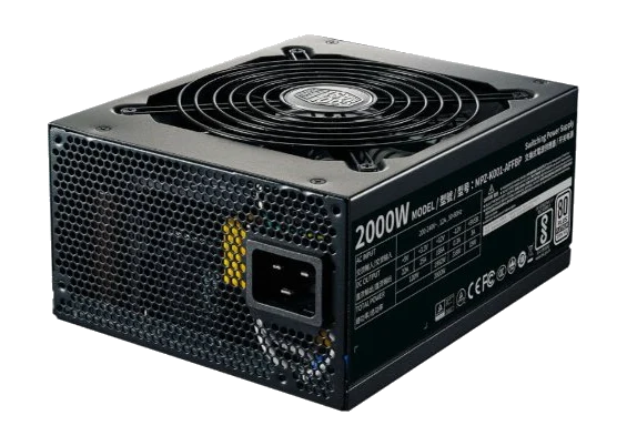 ספק כח Cooler Master™ Power Supply MASTERWATT MAKER 2000W 80+ TITANIUM Full Modular ACTIVE PFC