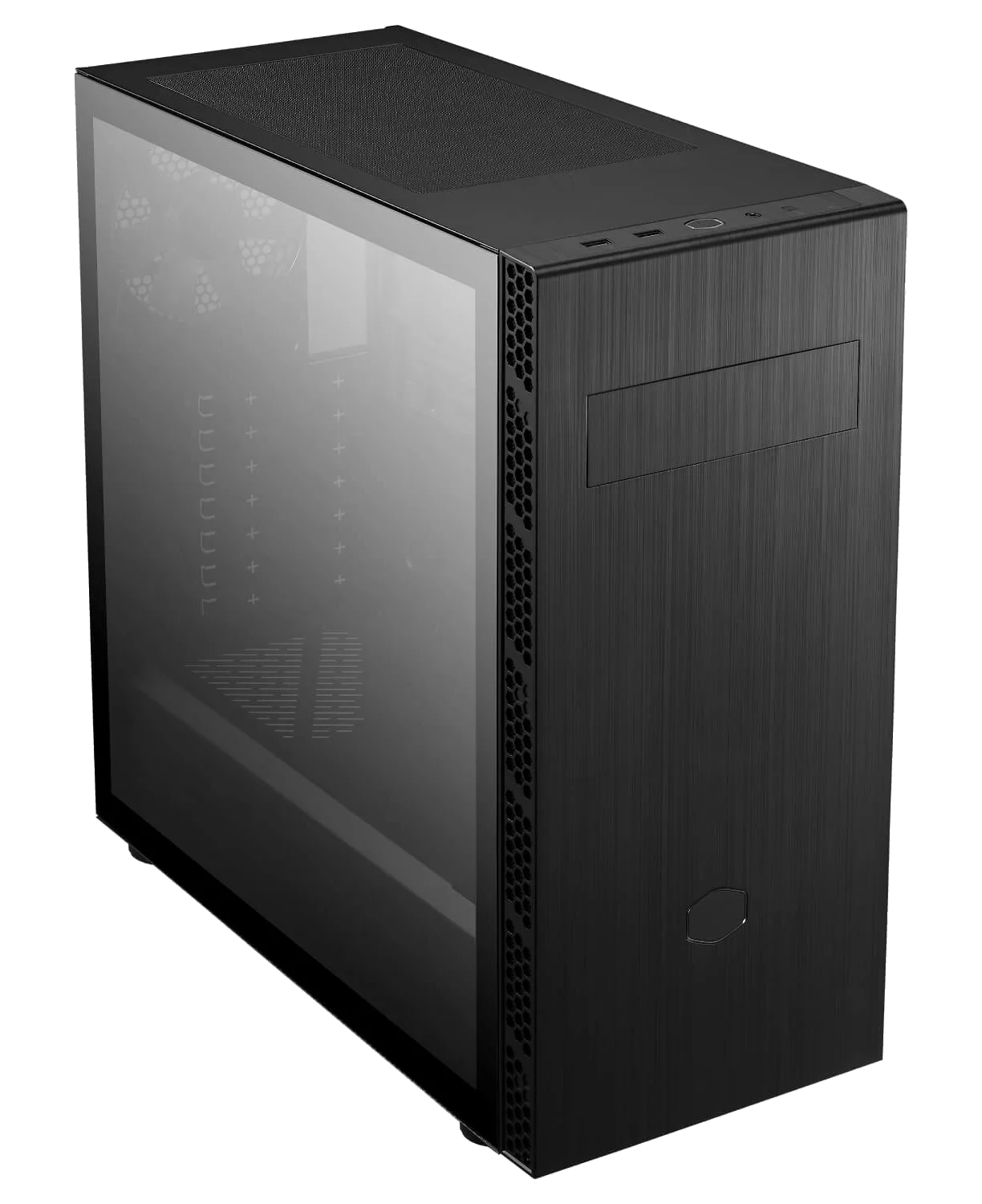 CoolerMaster MasterBox MB600L V2 ,Tool-free,1X120mm Fan,+ 3G DUST FILTER USB3, Audio – תמונה 2