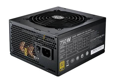 ספק כח Cooler Master™ Power Supply MWE 750W 80+ GOLD Full Modular ACTIVE PFC