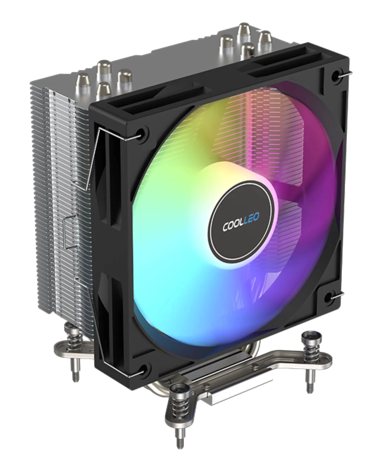 מאוורר למעבד Coolleo Etian A40 ARGB BLACK