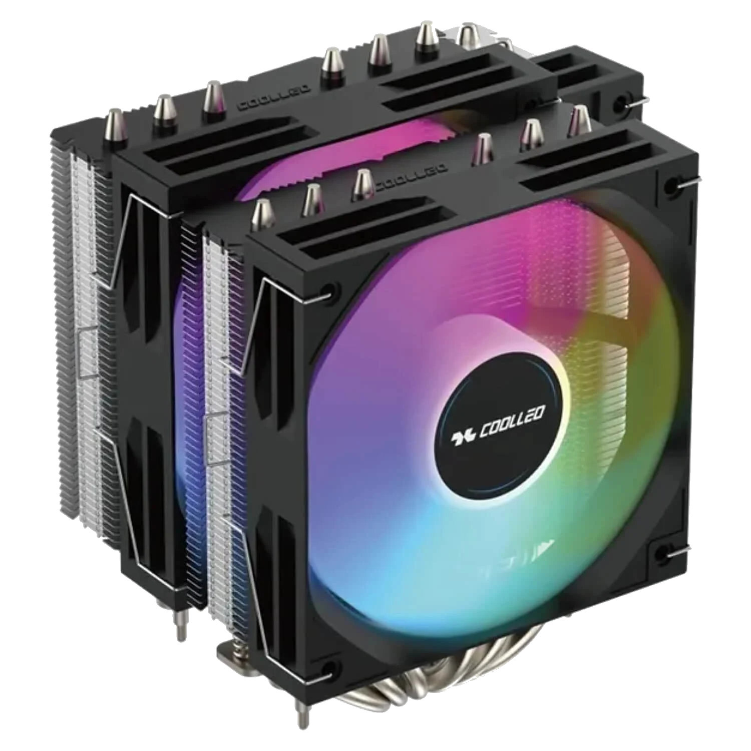 מאוורר למעבד Coolleo Etian A60 ARGB BLACK