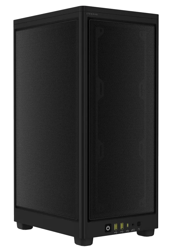 Corsair Corsair-2000D AIRFLOW MINI Black ,Tool-free, no PSU, 3X 120mm FAN , USB3.0, Audio & speaker