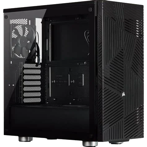 Corsair 275R Airflow Tempered Glass Black ,Tool-free, no PSU, 3X 120mm FAN , USB3.0, Audio & speaker