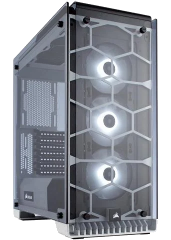 Corsair CRYSTAL 570X RGB Midi tower,Tool-free, no PSU, 3X 120mm FAN , USB3.0, Audio & speaker
