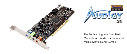 כרטיס קול CREATIVE Sound Blaster Audigy® SE 7.1 (PCI)