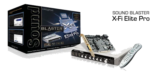 כרטיס קול CREATIVE Sound Blaster X-Fi ELITE PRO® 7.1 (PCI)