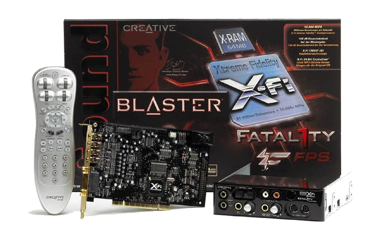 כרטיס קול CREATIVE Sound Blaster X-Fi FATAL1TY FPS® 7.1(PCI)