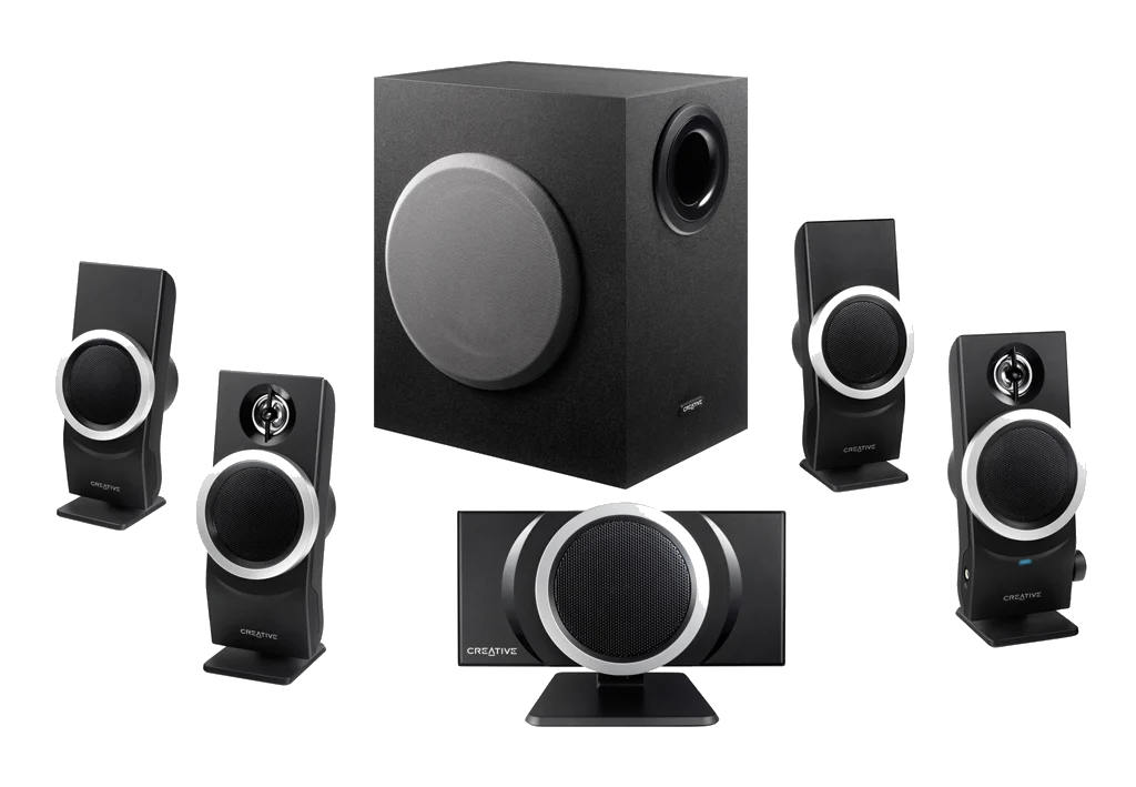 רמקולים Creative Inspire T6100 5.1 76W BLACK