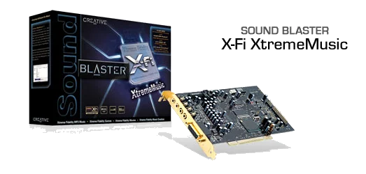 כרטיס קול CREATIVE Sound Blaster X-Fi Xtreme Music® 7.1 (PCI)