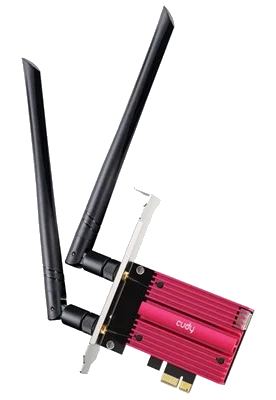 Cudy WE3000S-IL Wireless Network PCI-E Adapter 2400Mbps Turbo Mode