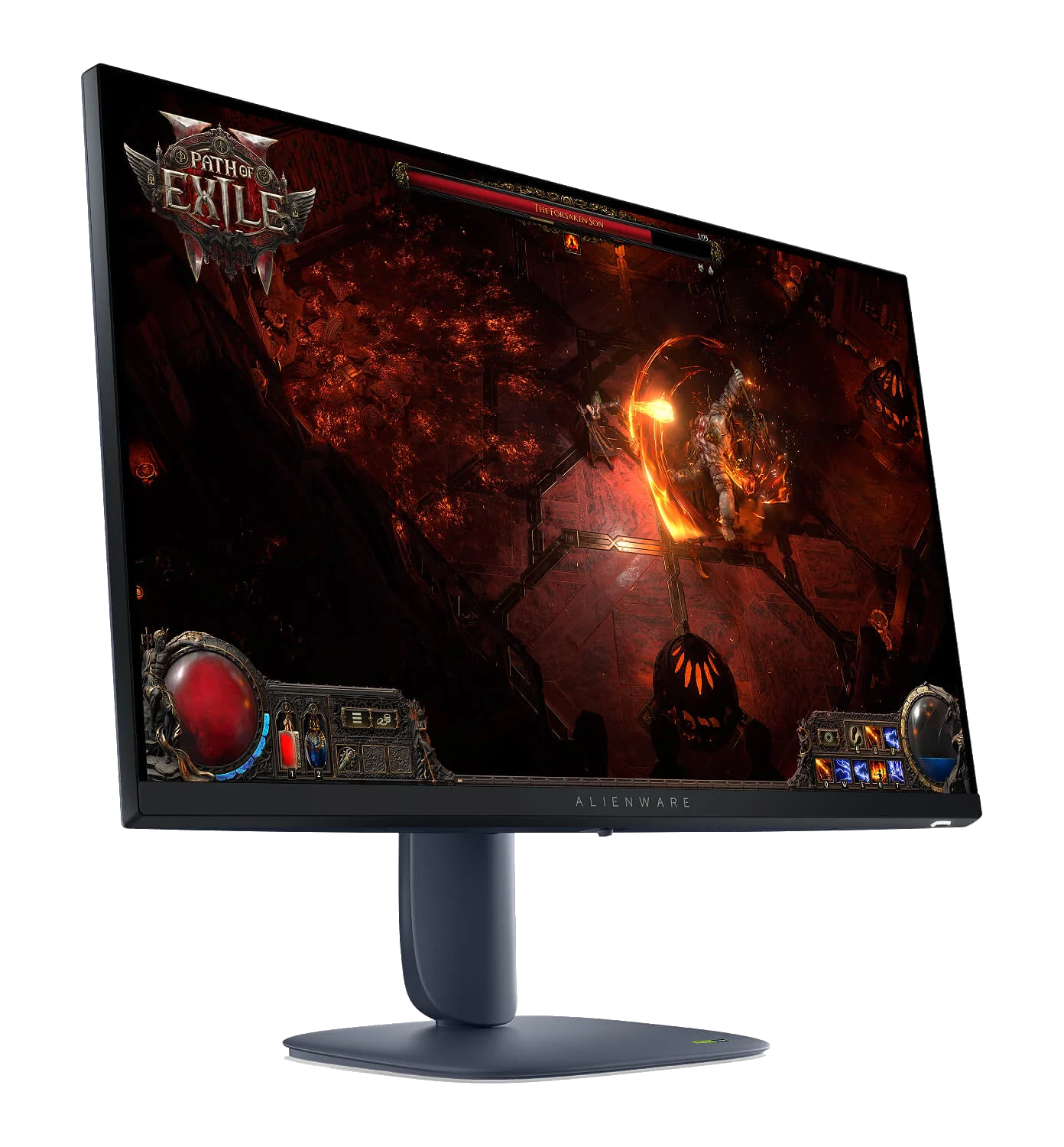 27" Dell Alienware 27 Monitor - DELL-AW2725DM 180HZ Black – תמונה 4