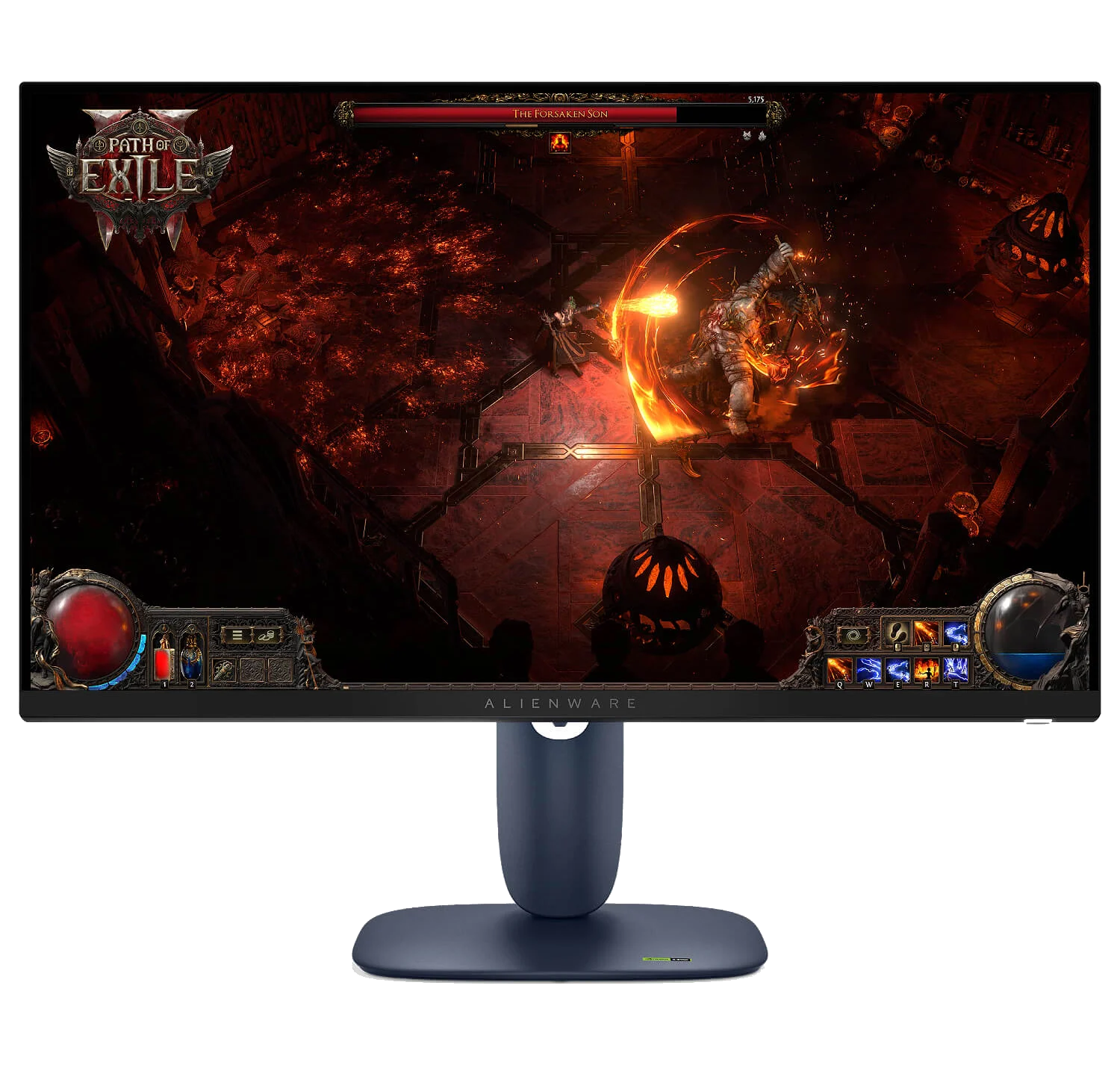 27" Dell Alienware 27 Monitor - DELL-AW2725DM 180HZ Black – תמונה 2
