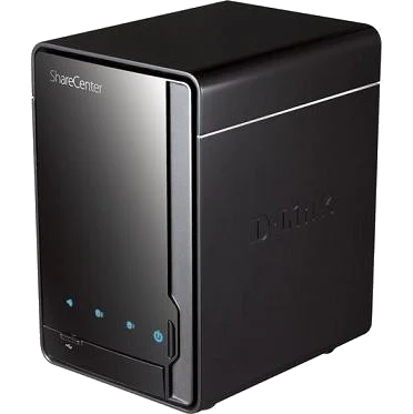 שרת אחסון DLINK DNS-320L NAS 2xHDD's 3.5" SATA, RAID 0/1, Gi