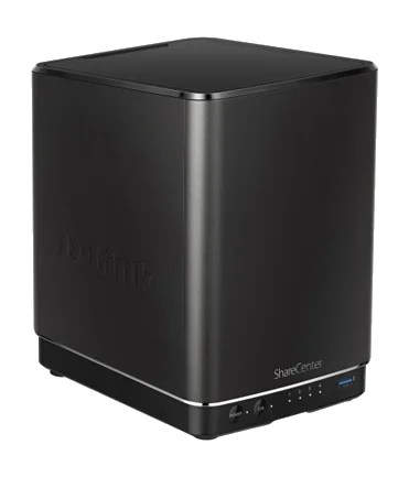 שרת אחסון DLINK DNS-340L/A1A NAS 4xHDD's 3.5" SATA, RAID 0/1/5/10, Gi