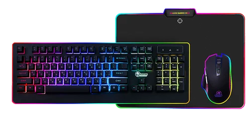 סט DRAGON GAMING GEAR PRO GAMING COMBO PACK Keyboard + Gaming Mouse +PAD, USB