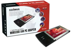 EDIMAX EW7108PCG Wireless Network PCMCIA Adapter