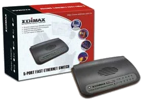 EDIMAX ES-3105P 5 Ports Fast Ethernet Switch With Auto-MDI/MDI-X 10/100 MB