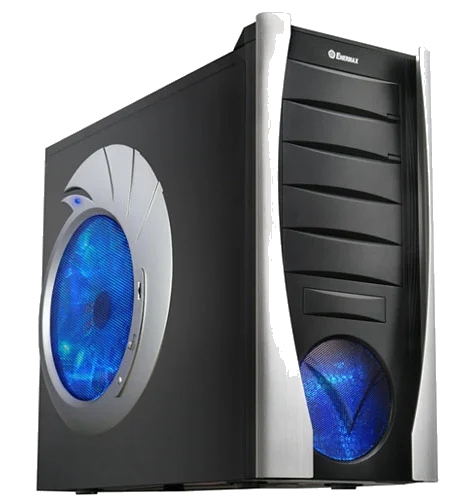 ENERMAX PHOENIX ECA3162-B Black Case, Tool-free design, 25cm monster fan SECC & Aluminum, w/o PSU