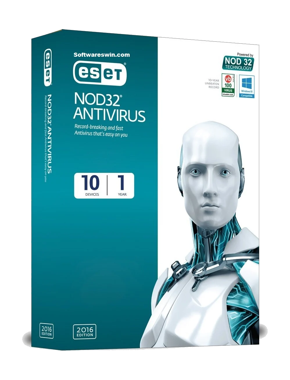 אנטי וירוס ESET ANTIVIRUS NOD 32 VER 10.0 year license