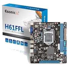 ESONIC H61FFL,4DualDDR3 1333 ,8CH+LAN1000 HDMI