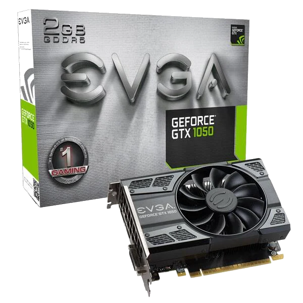 EVGA nVIDIA Geforce GTX 1050 SC GAMING, 02G-P4-6150-KR 2GDDR5 + TV OUT- HDMI/ Dual DVI, PCI-E