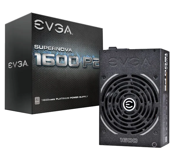 ספק כח EVGA™ Power Supply Super NOVA 1600 P2, 80+ PLATINUM 220-P2-1600-X2 1600W ACTIVE PFC,SATA