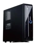 Laguna Micro ATX Black HTPC Case With 300W PSU, Tools Free Kits, Front panel Filter , Audio out, Mic. in ,Black