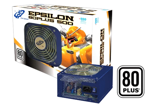 ספק כח FSP500-EPS8500 EPS 12V A.PFC, SATA, PCI-E 120mm FAN EPSILON