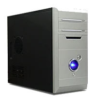 Foxconn TLM454 .microATX, 350W, Ventilation tube , 80mm Fan, USB2.0 SILVER