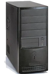 Foxconn S-808 355W + 24pin, Ventilation tube , 80mm Fan, USB2.0 SILVER/BLACK