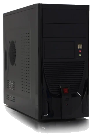 Foxconn TLM841.microATX, 350W, Ventilation tube , 80mm Fan, USB2.0 Black