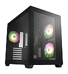 Foxconn TLA436,FSP300W, Ventilation tube , 80mm Fan, USB2.0 SILVER/BLACK – תמונה 6