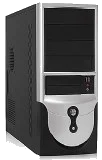 Foxconn TLA436,FSP300W, Ventilation tube , 80mm Fan, USB2.0 SILVER/BLACK – תמונה 7