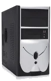 Foxconn TLA436,FSP300W, Ventilation tube , 80mm Fan, USB2.0 SILVER/BLACK – תמונה 4