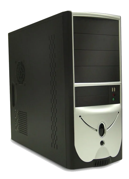 Foxconn TLA436,FSP300W, Ventilation tube , 80mm Fan, USB2.0 SILVER/BLACK