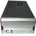 Foxconn DH848,250W, 2X40mm Fan, USB2.0 +Audio+Mic+1394 vent hole SILVER/BLACK