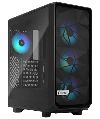 Fractal Design MESHIFY 2 COMPACT LITE RGB BLACK TG LIGHT TINT, USB3.0