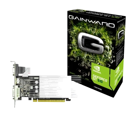 GAINWARD nVIDIA Geforce GT610 Passive 1024MB DDR3+ TV OUT- HDMI / Dual DVI,Vista/WIN7 Ready PCI-E