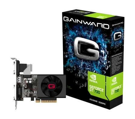 GAINWARD nVIDIA Geforce GT730 2048MB DDR3+ TV OUT- HDMI / Dual DVI,Vista/WIN7 Ready PCI-E