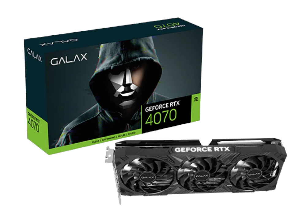 GALAX nVIDIA Geforce 4070 12GB GDDR6X 1-Click OC Triple Fan 3DP+HDMI