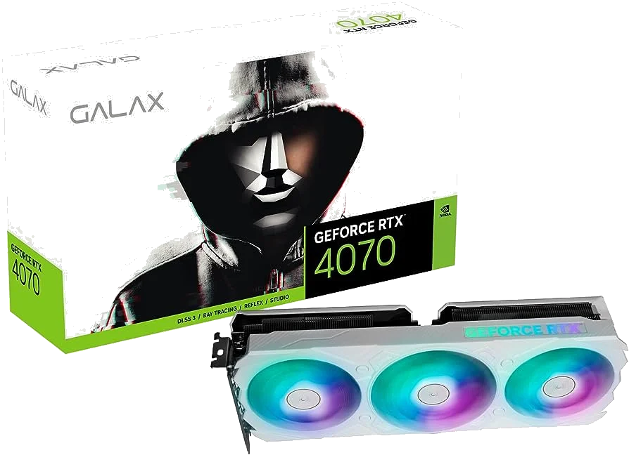 GALAX nVIDIA Geforce 4070 EX Gamer White 12GB Triple Fan 3DP+HDMI
