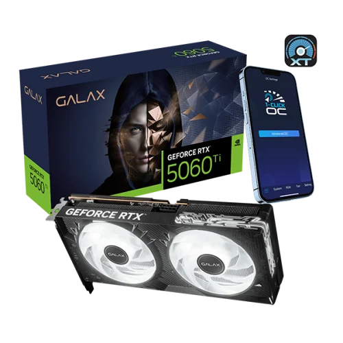GALAX nVIDIA Geforce 5060 TI 1-Click OC 8GB GDDR7 Dual Fan 3DP+HDMI