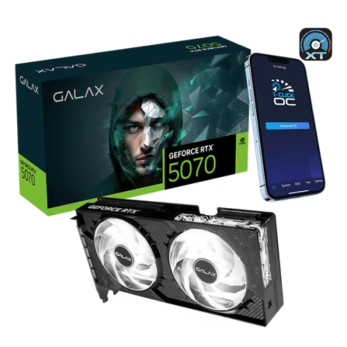GALAX nVIDIA Geforce RTX 5070 12GB GDDR7 1-Click OC Dual Fan 3DP+HDMI