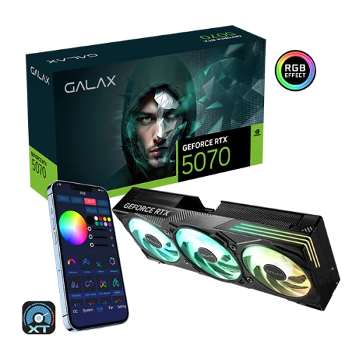 GALAX nVIDIA Geforce RTX 5070 12GB GDDR7 EX Gamer 1-Click OC Tripel Fan 3DP+HDMI