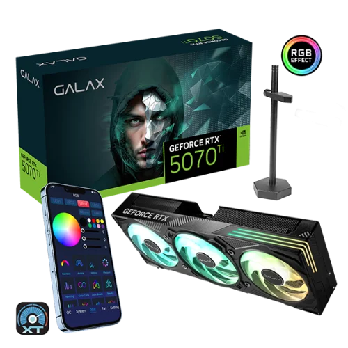 GALAX nVIDIA Geforce RTX 5070TI 16GB GDDR7 EX Gamer 1-Click OC Triple Fan 3DP+HDMI