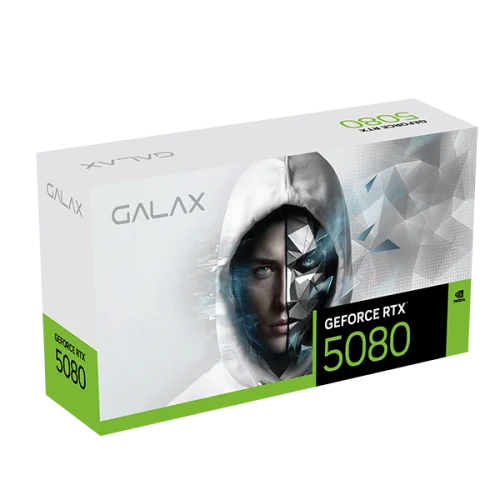 GALAX B37S GeForce RTX 5080 1-Click OC White Triple Fan 16GB GDDR7 3DP+ HDMI – תמונה 4