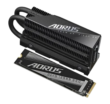 דיסק קשיח GIGABYTE® SSD 2.0TB AORUS M.2 2280 NVMe PCIE5x4 w/Heatsink